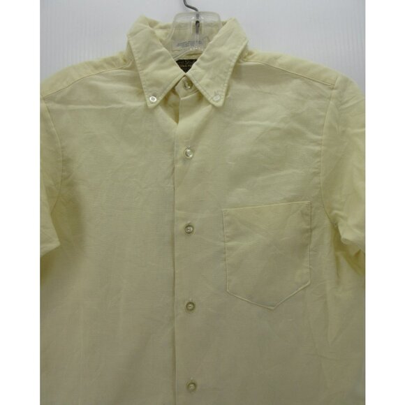 VINTAGE Sears Shirt 13.5 (XS) Student Perma Prest Ivy 60s Long Tail * - Picture 2 of 14